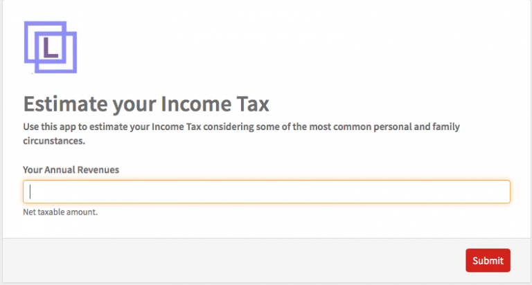 Web App: Estimate your Income Tax - Limit ConsultingLimit Consulting